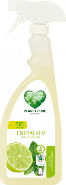 Detartrant bio cu pulverizator - lime si menta - 510ml Planet Pure