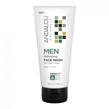 Gel de curatare MEN Refreshing Face Wash, 178ml, Andalou