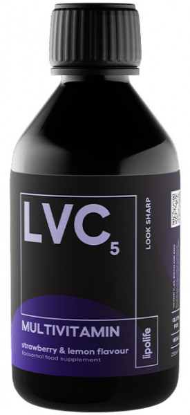 Lipolife LVC5 Multivitamin - Complex de vitamine lipozomale 250ml