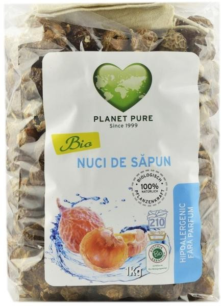 Nuci de sapun bio 1kg Planet Pure