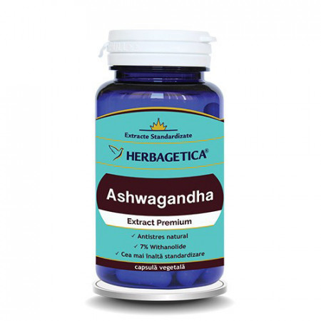 Ashwagandha, 60cps, Herbagetica