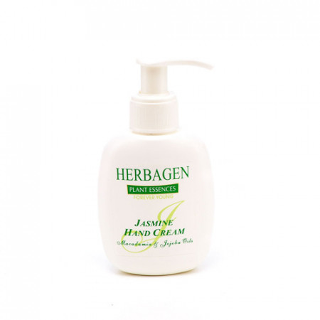 Crema de maini Jasmine cu uleiuri de macadamia & jojoba, 100g, Herbagen