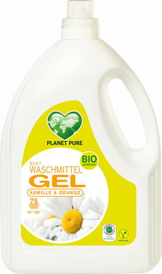 Detergent Gel bio de rufe colorate -musetel si portocale - 3L Planet Pure