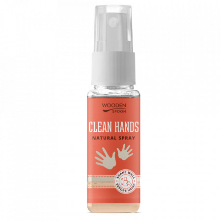 Igienizant de maini, de buzunar, natural, 50ml, Wooden Spoon