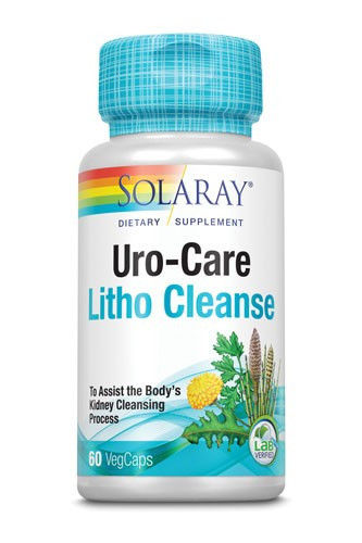 Uro-Care Litho Cleanse, 60cps, Solaray