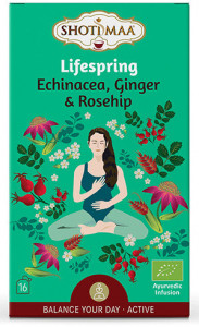 Ceai Shotimaa Balance Your Day - Lifespring - echinacea, ghimbir si macese bio 16dz