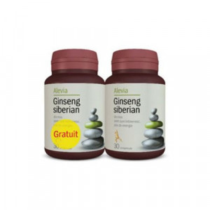 Ginseng siberian, 30cps, Alevia, 1+1 Gratis
