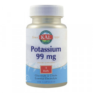 Potassium 99mg, 100cps, Kal