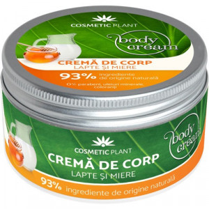 Cremă corp cu lapte & miere, 200ml, Cosmetic Plant