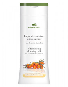 Lapte demachiant vitaminizant catina&masline, 200ml, Cosmetic Plant