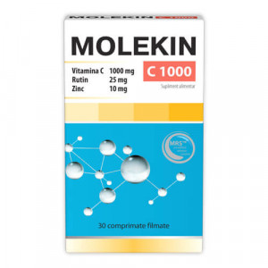 Molekin Vitamina C1000+Rutin+Zn, 30cps, Zdrovit