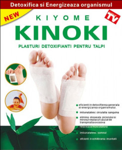 Plasturi detoxifianti pentru talpi KINOKY, 10buc, Naturalia Diet