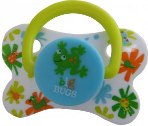 Suzeta silicon ortodontica bugs/stars, 6L+,Primii Pasi