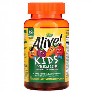 Alive! Kids Premium Multivitamin Gummy, 90jeleuri, Nature's Way