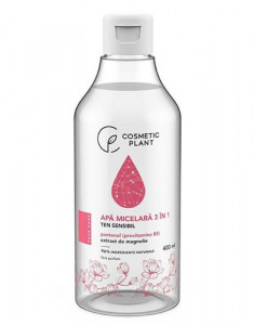 Apa micelara 3 in 1 cu pantenol & extract de magnolie, 400ml, Cosmetic Plant