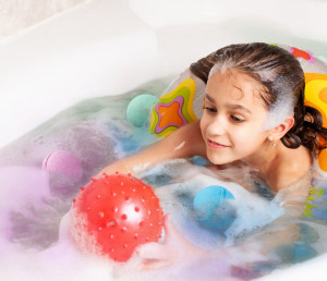 Bombe de baie efervescente pentru copii, 3 buc/punga, EasyCare Baby