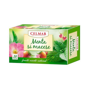 Ceai de Menta si Macese, 20dz, Celmar