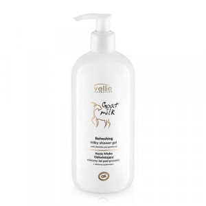 Gel de dus cremos din lapte de capra, 500ml, Vellie
