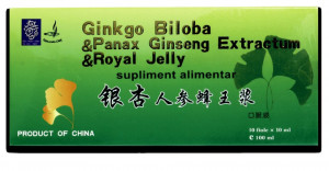Ginkgo Biloba, Ginseng & Royal Jelly, 10fl*10ml, Naturalia Diet