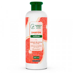 Sampon pentru volum cu extract de citrice, kiwi si mar, 400ml, Cosmetic Plant