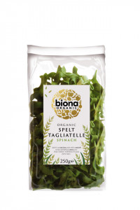 Tagliatelle din spelta cu spanac eco 250g Biona