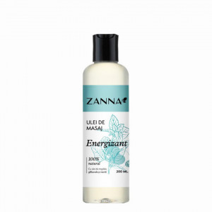 Ulei de masaj Energizant cu Lamaie si Menta, 200ml, Zanna