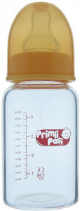 Biberon borosilicat (sticla), 120 ml(R0151), Primii pasi