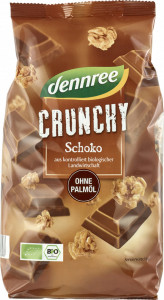 Cereale crunchy cu ciocolata bio 750g, Dennree