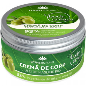 Crema corp cu Ulei de Masline, 200ml, Cosmetic Plant