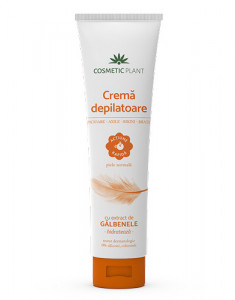 Crema depilatoare cu extract de galbenele, 150ml, Cosmetic Plant