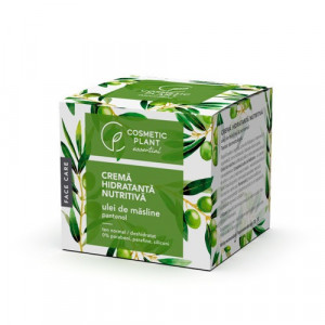 Crema hidratanta nutritiva ulei de masline si pantenol, 50ml, Cosmetic Plant