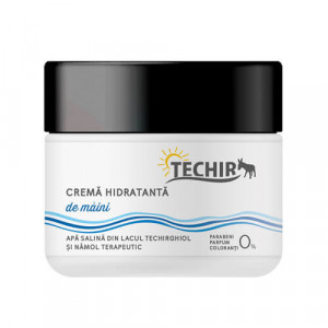 Crema hidratanta pentru maini, 50g, Techir