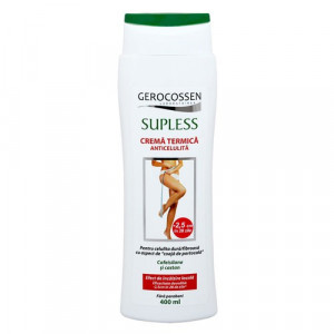 Crema termica anticelulita, Supless, 400 ml, Gerocossen