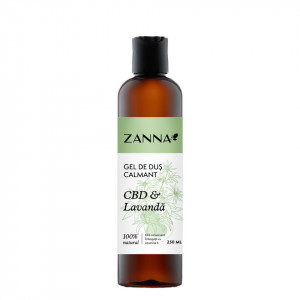 Gel de dus Calmant cu CBD & Lavanda, 250ml, Zanna