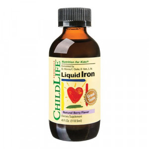 Liquid Iron 10mg (gust de fructe), 118ml , ChildLife