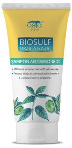 Sampon cu Biosulf, Urzica si Nuc, 200ml, Ceta Sibiu