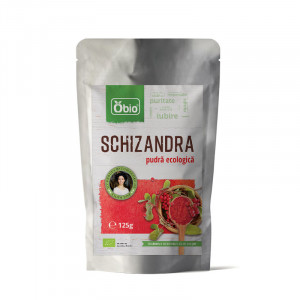 Schizandra pulbere raw eco 125g OBIO