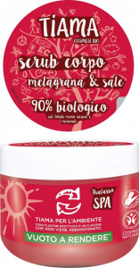 Scrub pentru corp cu rodie si sare bio 250ml Tiama