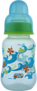 Biberon polipropilena usor de tinut decorat, 125  ml(R0141), Primii Pasi