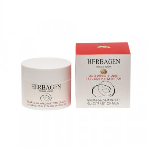 Crema antirid cu extract de melc, 50g, Herbagen