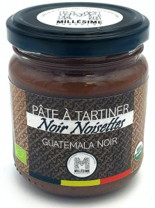 Crema de ciocolata belgiana cu alune de padure, artizanala, Guatemala, bio 200g, Millesime