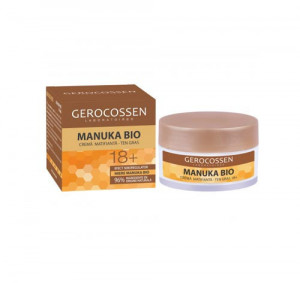 Crema matifianta ten gras Manuka Bio 18+, 50 ml, Gerocossen