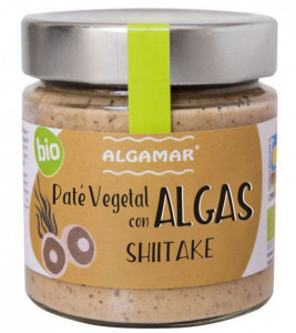 Crema tartinabila cu alge si ciuperci shiitake eco 180g Algamar