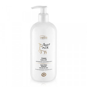 Lapte de corp cu extract din lapte de capra si acid hialuronic, 500ml, Vellie