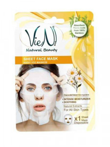 Masca faciala tip servetel cu musetel, 25g, Vien