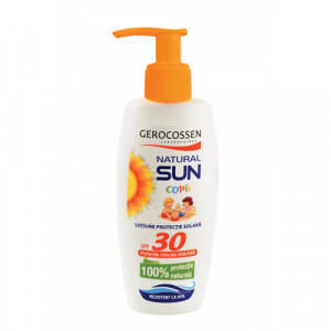 Natural sun lotiune spray pt. copii SPF 30, 200 ml, Gerocossen Plaja