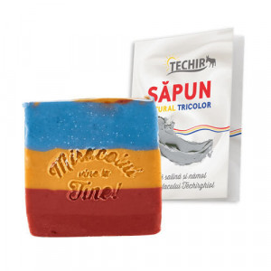 Sapun Tricolor, 100g+/-10g, Techir