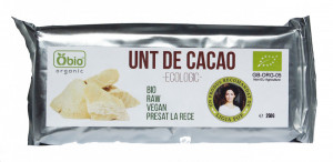 Unt de cacao raw eco 250g Obio