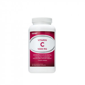 Vitamina C 1000mg cu bioflavonoide si eliberare prelungita, 180tab, GNC
