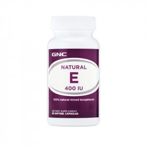 Vitamina E naturala 400UI, 90cps, GNC